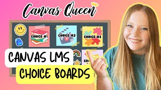 Easily Create Canvas Choice Boards [upl. by Ehtiaf]