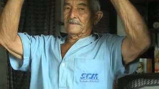 Sr Capucho Rezador 78 anos Sertão da Bahia início de 2012 [upl. by Nylatsirk]