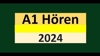 Start Deutsch A1 Hören Modelltest 2024 mit Lösungen am Ende  Sample Paper  Vid  196 [upl. by Borreri]