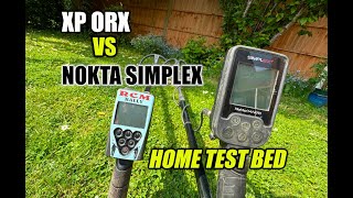 XP ORX vs Nokta Simplex on the test bed [upl. by Utley113]