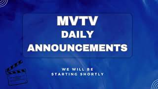 Nov 21 MVTV Daily Announcements [upl. by Ykciv]