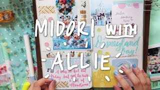 ✏️ Hobonichi With Kaila amp Midori With Allie 🌸 ほぼ日手帳  ミドリ [upl. by Anyg]