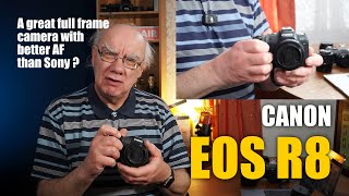 Canon EOS R8 Review  better AF than Sony [upl. by Namso937]