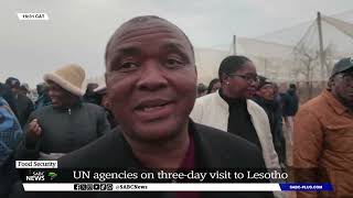 Food Security  UN agencies on threeday visit to Lesotho [upl. by Makell]