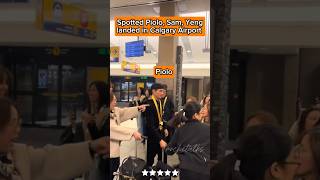 Piolo Pascual and All Stars Spotted in Calgary Airport Canada shorts piolopascual viralvideo [upl. by Bassett]