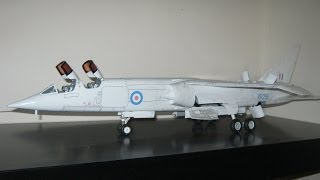 AIRFIX 148 BAC TSR 2 BUILD REVIEW [upl. by Eecart349]