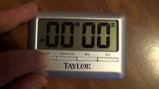 Product Review Taylor Kitchen Timer and Alarm Clock [upl. by Lada]