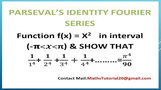 Easy Explaination of Parsevals IdentityTheorem For Fourier Series Concepts amp Examples in Tamil [upl. by Nodrog382]