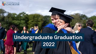 Undergraduate Graduation 2022  University of Chichester [upl. by Kallick900]