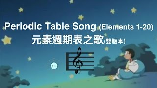 有人唱啦 元素週期表之歌 Periodic Table Song First 20 Elements [upl. by Chap]