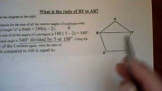 How To Construct a Pentagon [upl. by Ihsir]