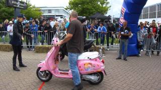 Scooter Meeting Two Wheels Silverstone 11092011 [upl. by Atileda43]