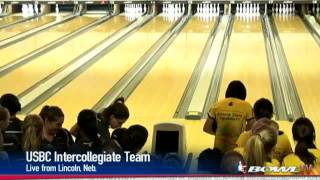 College bowling  Intercollegiate Team qualifying [upl. by Enirbas132]