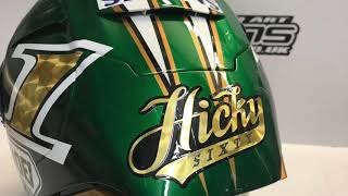 Macau GP 2017 Peter Hickman Shoei X Spirit 3 Helmet  the design process  Rage Designs [upl. by Rednazxela137]