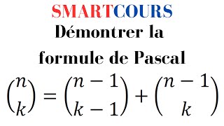 Dénombrement  démonstration de la formule de Pascal  coefficients binomiaux et factorielles [upl. by Eilzel]