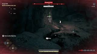 Assassins Creed Odyssey Defeat Bandits in the Cave Hungry Gods Get Reflex Bow [upl. by Serene]