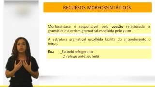 Português para concursos públicos  Interpretação Texto  Recursos Morfossintáticos [upl. by Nich661]