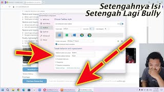 Memunculkan Label Taskbar Never Combine Buttons Windows 11 dengan StartAllBack [upl. by Norat744]