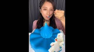 Mousse Cake Eating Mukbang [upl. by Emlyn]