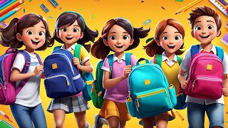 Back from School  Popular Nursery Rhyme amp Lyrics for Kids  Educational Song for Kid amp Newborn Baby [upl. by Meadows]