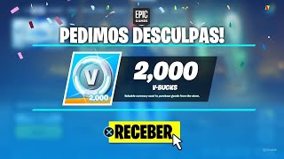 VBUCKS GRÁTIS COMO PEGAR VBUCKS GRÁTIS AGORA no FORTNITE COMO RESGATAR 600 VBUCKS em 2024 [upl. by Marne]