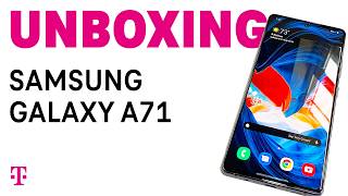 Samsung Galaxy A71 5G Phone Unboxing  TMobile [upl. by Neelhtak]