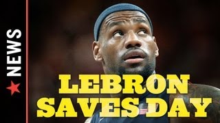 LeBron James LateGame Heroics Help Team USA Narrowly Escape Lithuania [upl. by Rich]