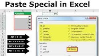 Financial Analysis Excel Introdn8 Copy cut paste and paste special [upl. by Silma]