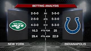 Week 9 Betting Preview Jets vs Colts [upl. by Aehsan975]