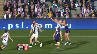 R23 2011 Collingwood v Fremantle Highlights [upl. by Sukhum227]