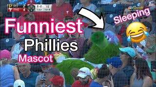 MLB  Funniest Phillies Mascot Moments [upl. by Ahsilem]