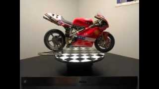 MINICHAMPS 16 SCALE DIECAST MOTORCYCLE MOTO GP DUCATI 998 R TEAM INFOSTRADA RUBEN XAUS WSB 2002 [upl. by Kesia952]