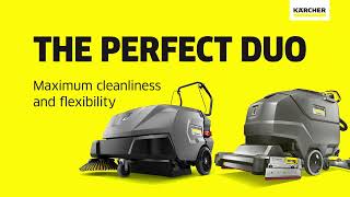 The perfect Duo  Sweeper and Scrubber Dryer [upl. by Yirinec]