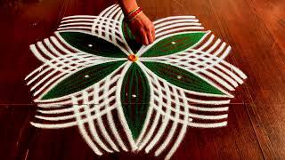 Easy 53 padikolam designs Simple muggulu designs easy rangoli designs Beginners kolam [upl. by Yeniar]