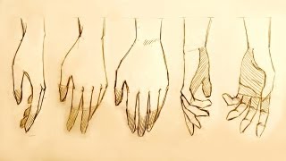 How to Draw Relaxed Hands 5 Ways [upl. by Stacie]