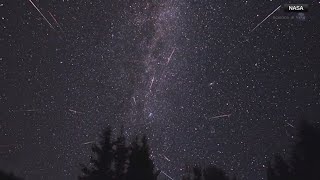 Lyrids meteor shower peaking this week [upl. by Lerual]