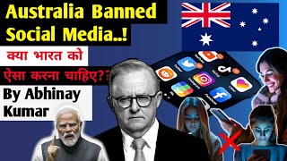 Australia Banned Social Media  Should India do the same to save our future  Geopolitics [upl. by Tankoos]