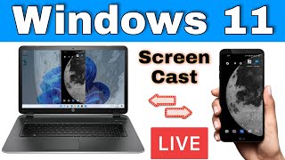 How TO CastScreen Android Phone To Windows 11 Laptop  SCREEN MIRRORING ON WINDOWS 11 [upl. by Gottlieb147]