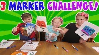 3 marker Slappy Game Master Mask and Friday The 13th Challenge [upl. by Harl]