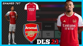 DLS 23  Arsenal New Kits 2324 In Dls 23 Import Arsenal New Jersey In Dls 23 [upl. by Reo371]