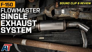 20112014 50L F150 Flowmaster FlowFX Extreme Single Exhaust Review amp Sound Clip [upl. by Ondrea]