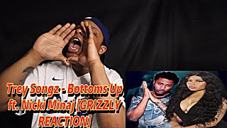 Trey Songz  Bottoms Up ft Nicki Minaj GRIZZLY REACTION [upl. by Pfosi954]