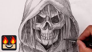 How To Draw the Grim Reaper  Sketch Tutorial [upl. by Sabec556]