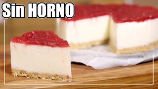 TARTA de QUESO Sin HORNO y Sin Gelatina  Receta fácil [upl. by Aman335]