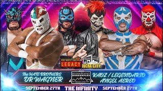 The Infinity Dr Wagner Jr amp Hate Bros vs Kaoz Legendario Jr amp Angel Aereo [upl. by Eillim]