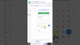 Google Sheets  How to add a PopUp Calendar to cells calendar sheets edtechquazi [upl. by Bobbi]