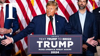 LIVE Donald Trump holds MAGA rally in Minnesota [upl. by Aratahc]