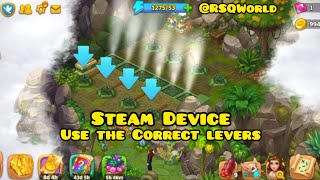 Island Hoppers Jungle FarmLvl 19Chapter 1Golden LakeSteam DeviceUse Correct LeversGameplay [upl. by Amice]