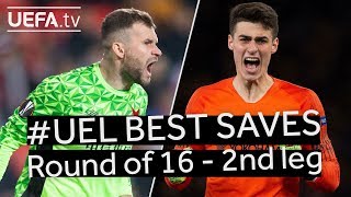 KOLÁR KEPA UEL BEST SAVES Round of 16  2nd Leg [upl. by Starlene]