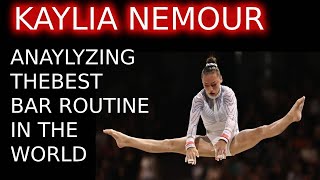 Kaylia Nemours ALGERIAN STAR incredible bar routine analyzed by Olympic gymnast Lance Ringnald [upl. by Ernaline]